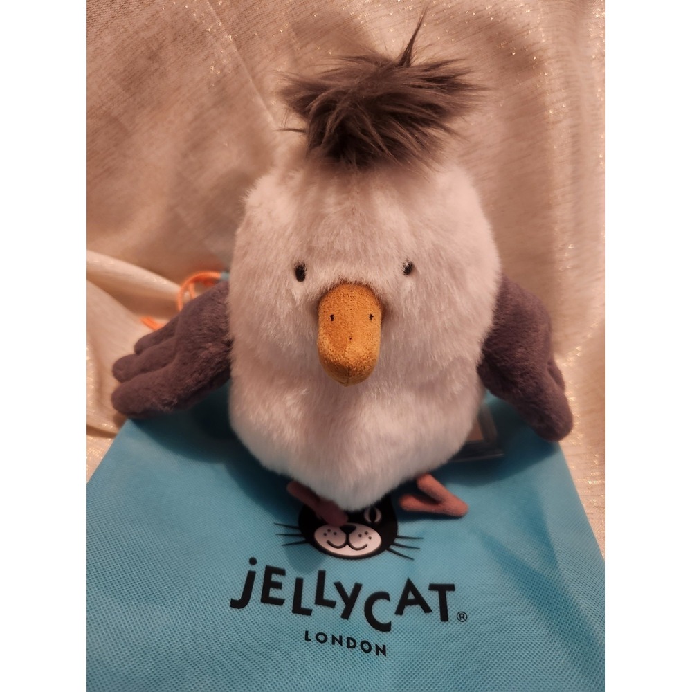Jellycat Amuseables Chip Seagull Plush Authentic NEW w/ Tags + Dust Bag